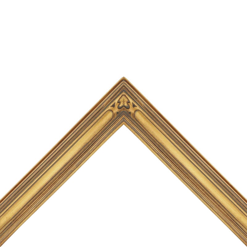 Creative Mark Museum Collection Gothic Ornate Picture Frame - 12x16, Gold - Closed Corner High-End Antique Style Frames for Canvas Paintings, Open Back, No Glass or Backing - Image 3